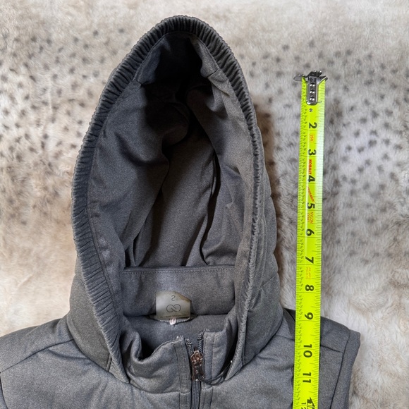 CALIA Gray Women's Hooded Puffer Vest - Size Small - Picture 10 of 15